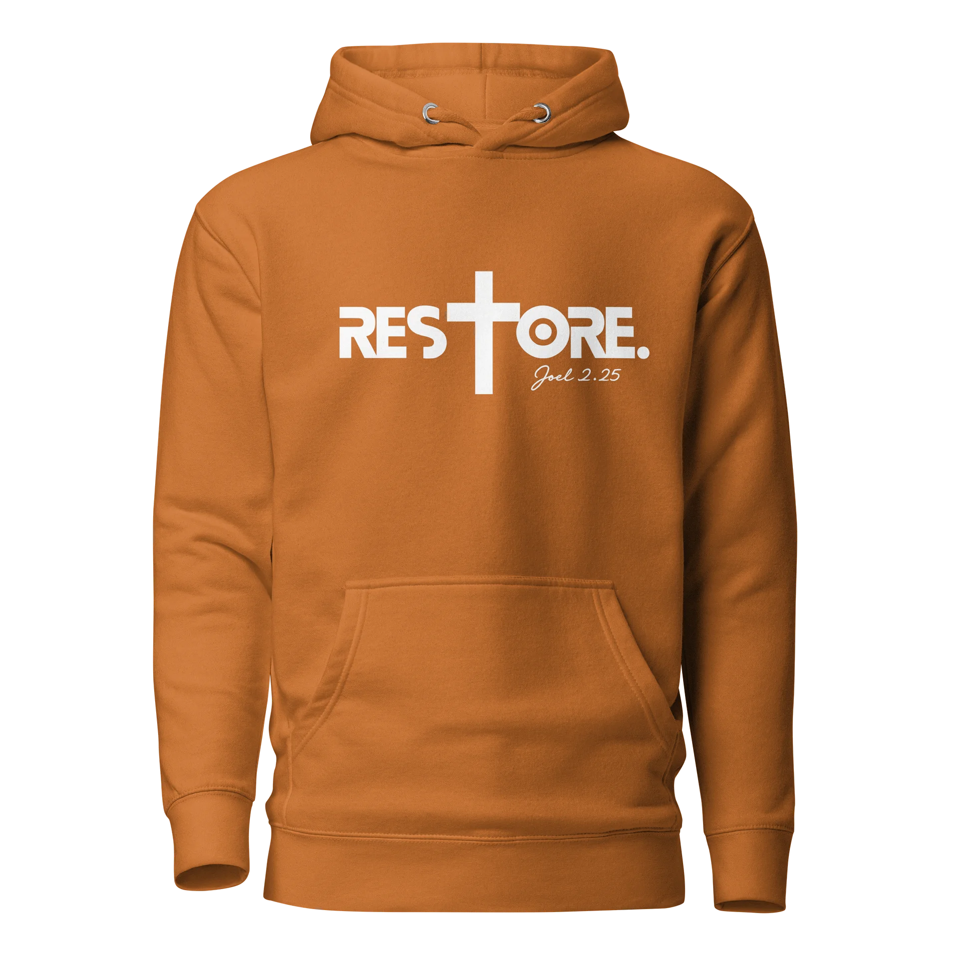RESTORE™ Christian Minimalist Jesus Cross Hoodie | Inspirational Streetwear product image (50)