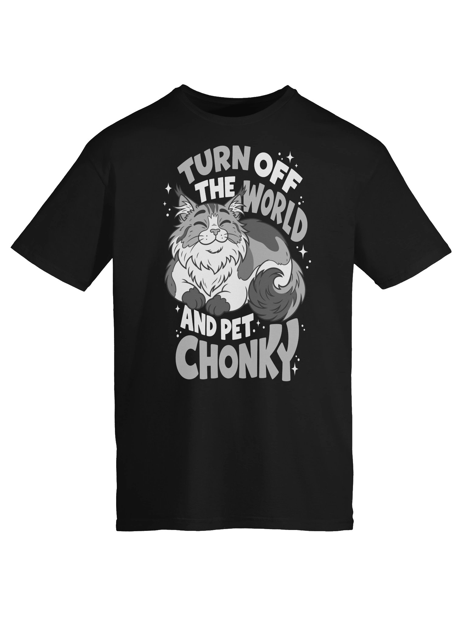 Turn Off The World and Pet Chonky Tee product image (56)
