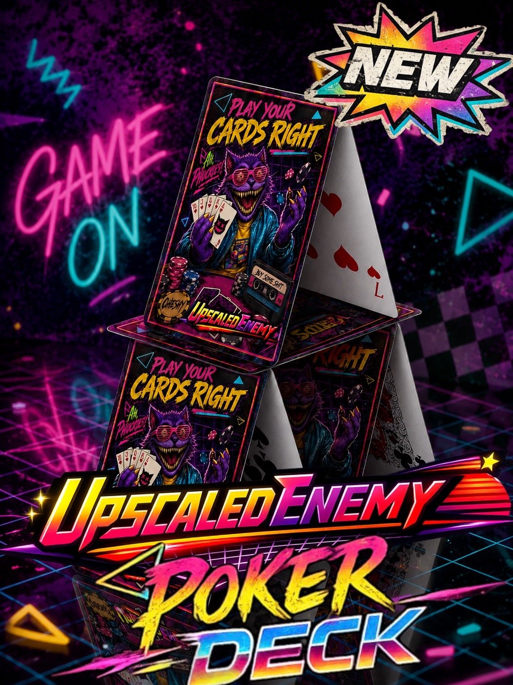 UE - Cheshy’s 80s Baby! Playing Cards product image (4)