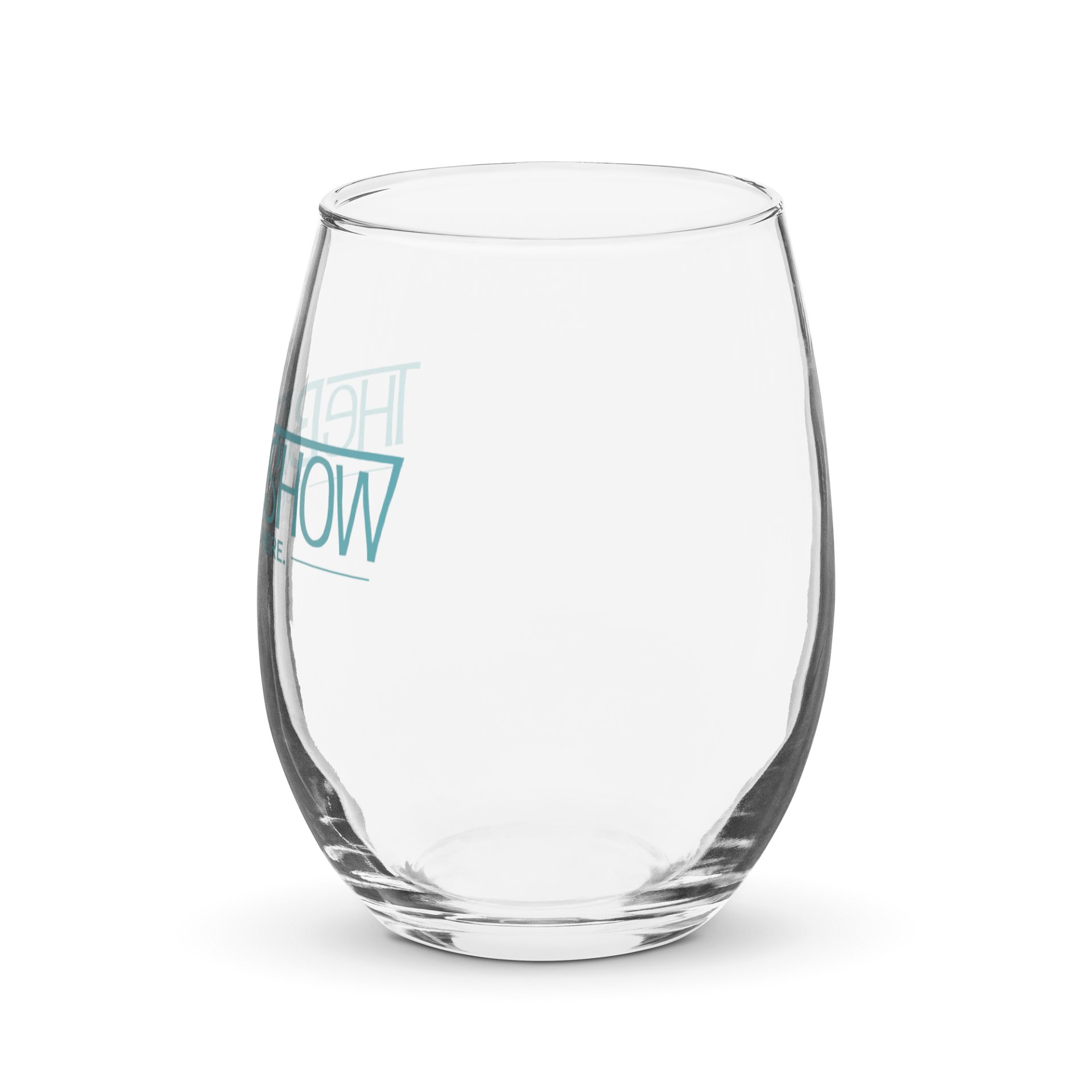 Bert Show Logo Wine Glass product image (3)
