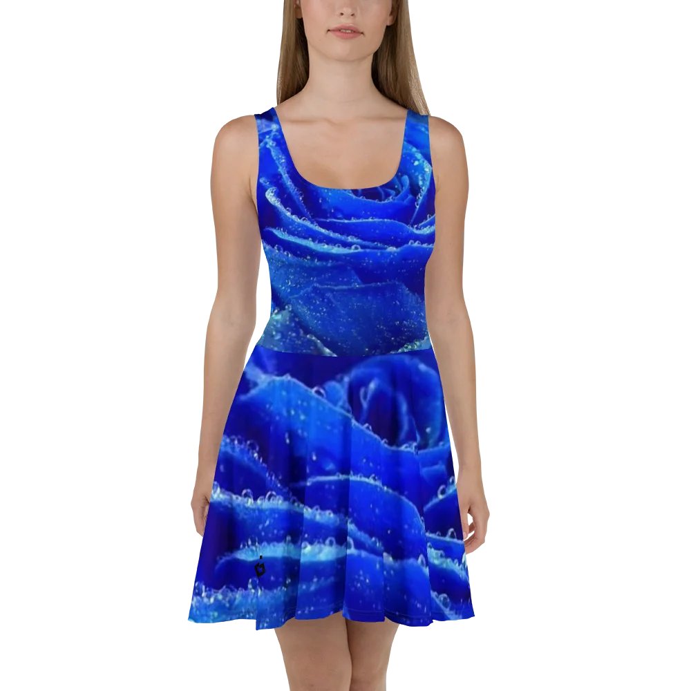 Dewy Blue Rose 'Your Love' Skater Dress product image (2)