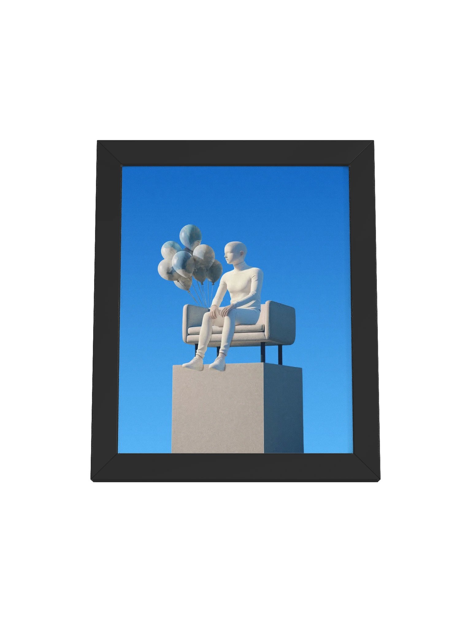 Chilling Vertical Framed High-Quality Matte Poster product image (1)