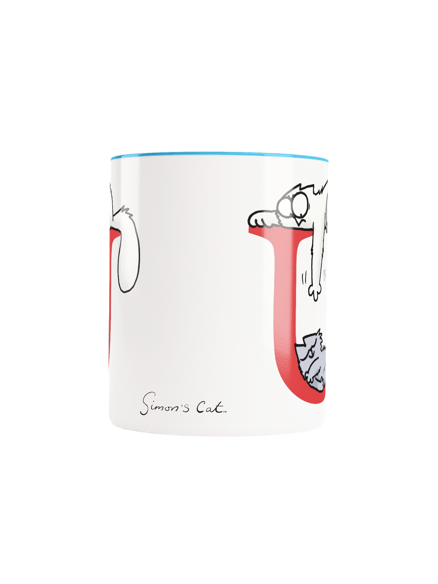 Cat Monogram Mug - U product image (5)