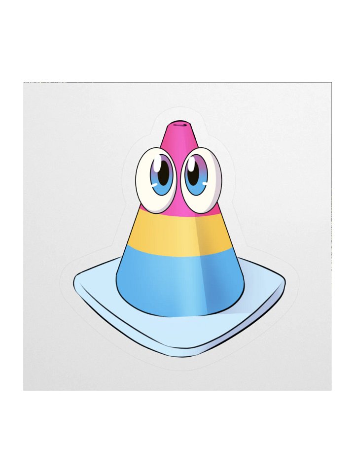 Pride Cone Sticker - Pan product image (2)