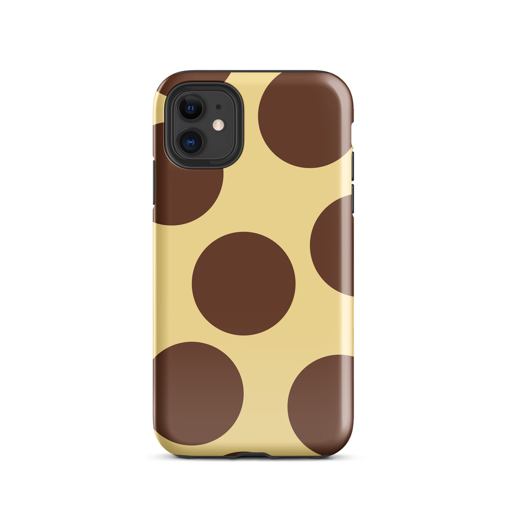 big polka brown i phone case product image (28)