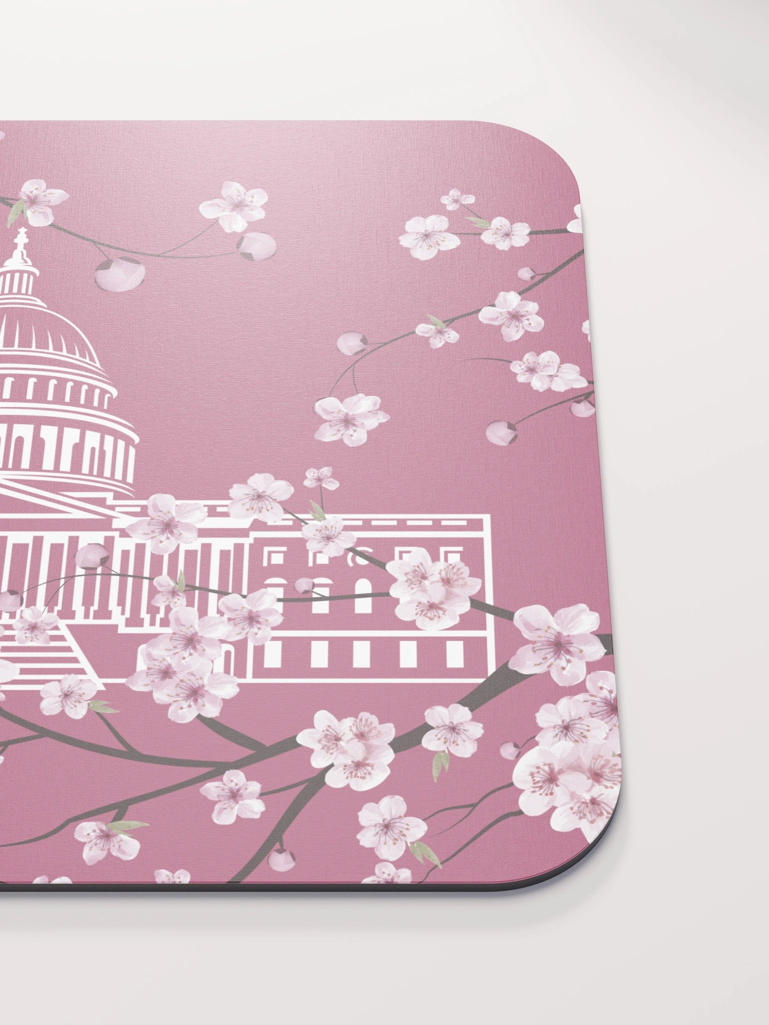Cherry Blossom Pink Mouse Pad product image (5)