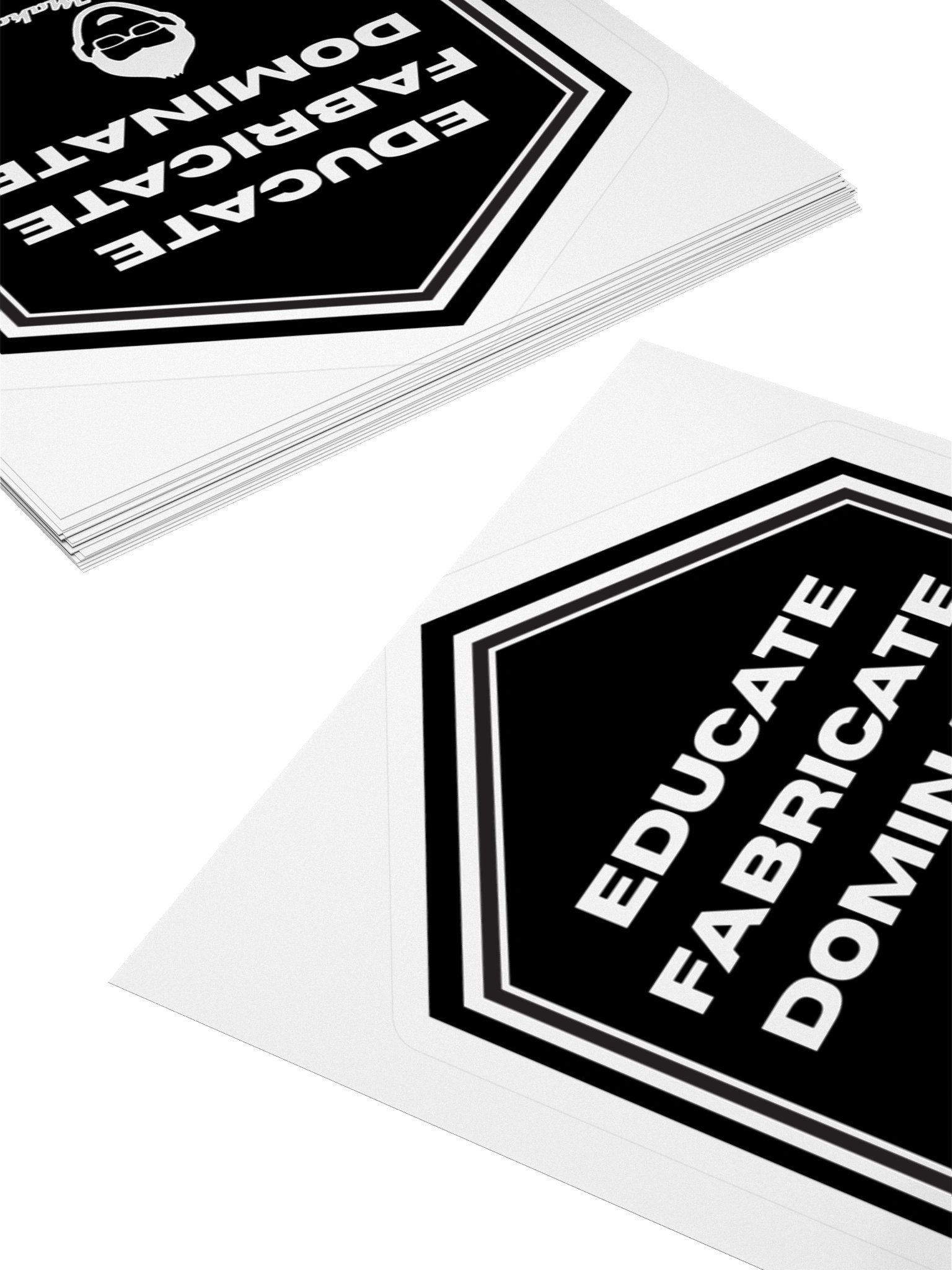 Educate • Fabricate • Dominate Sticker product image (4)