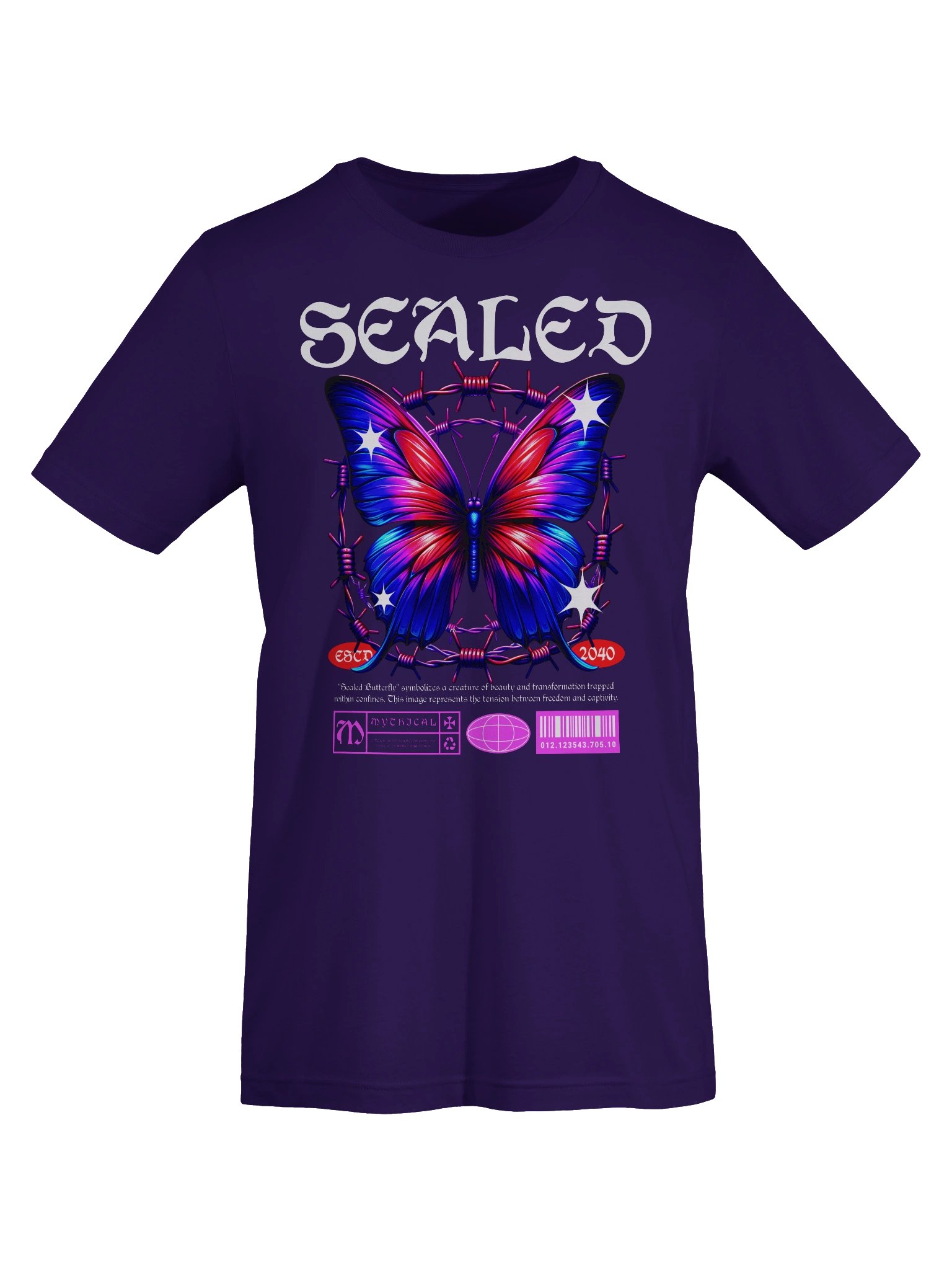Stylish Sealed Butterfly T-Shirt for Everyday Wear product image (58)