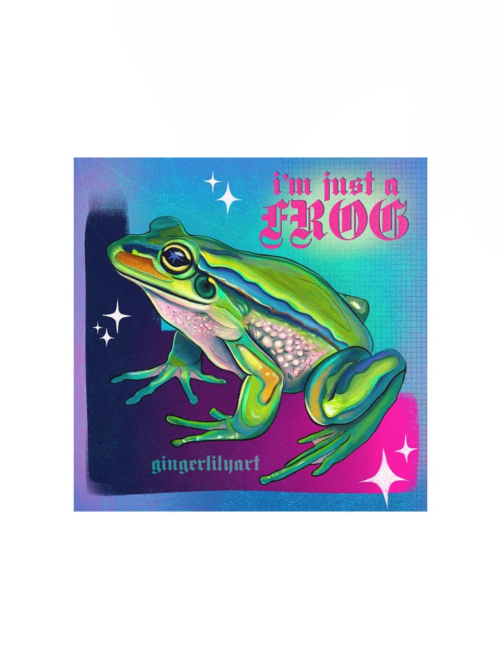i'm just a frog print product image (1)