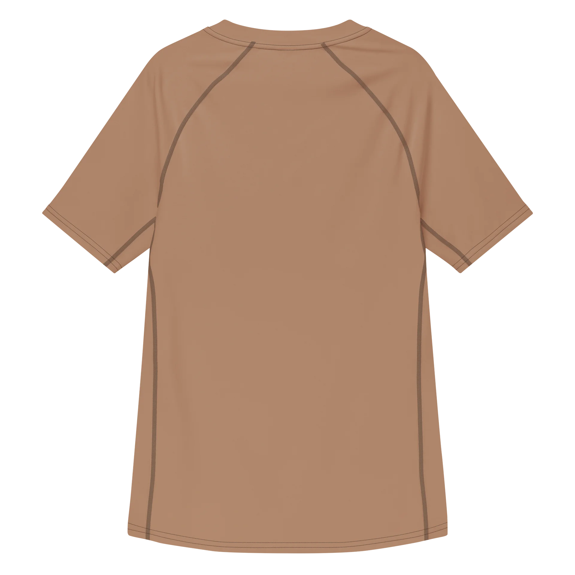 Tan Minimal All-Over Print Rash Guard product image (2)
