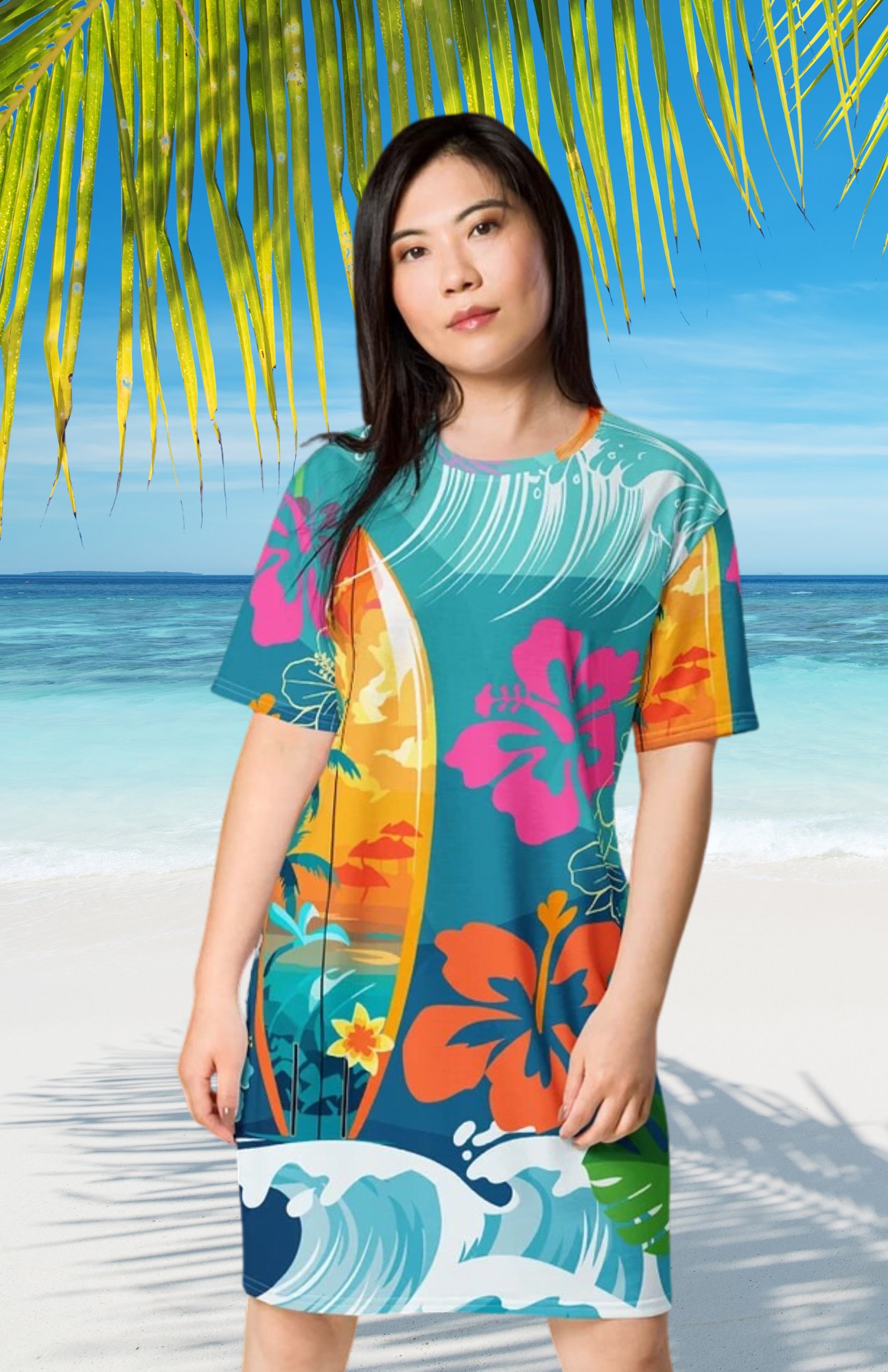 Tropical Escape T Dress product image (1)