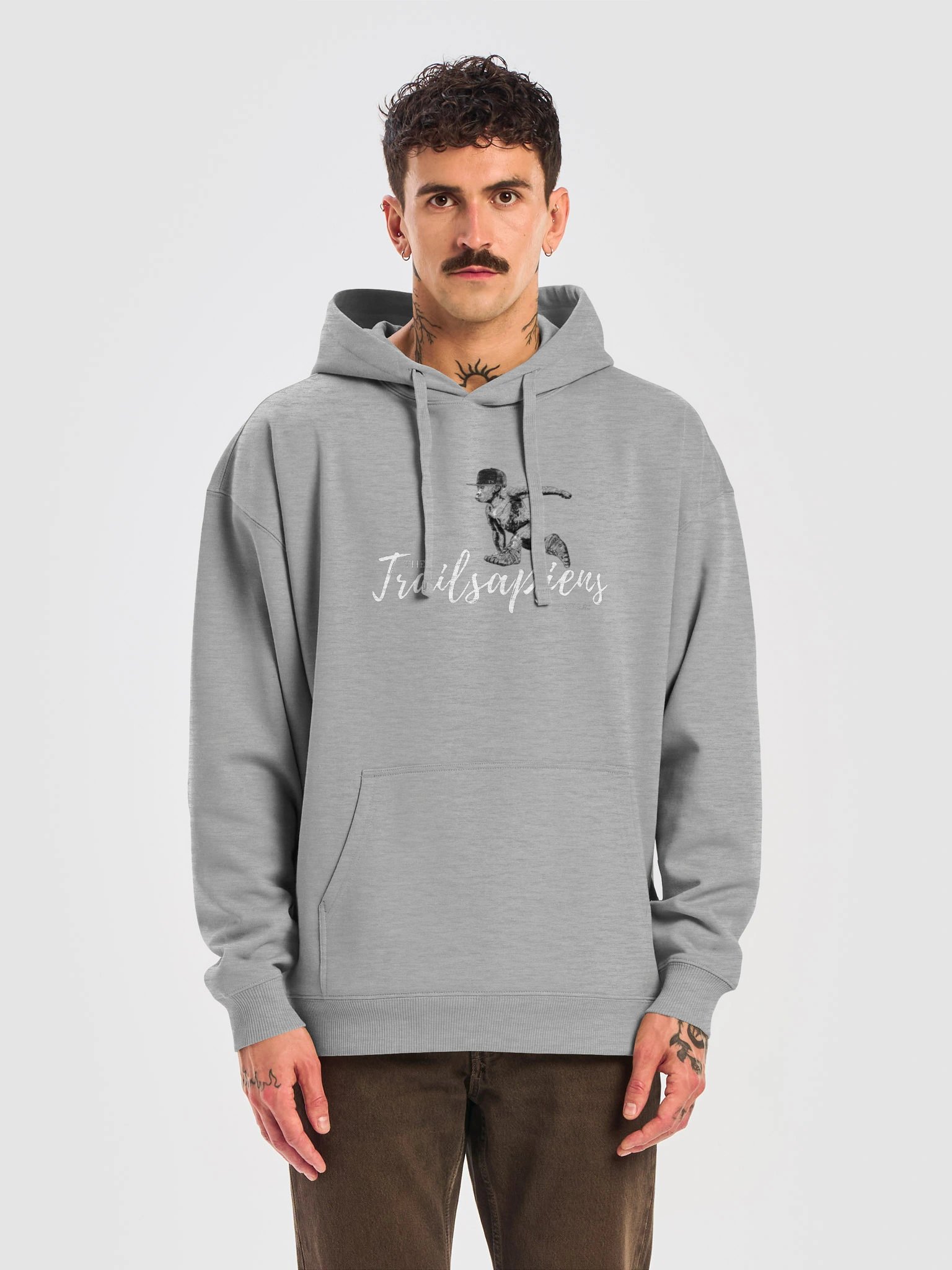 ECO-Friendly & Organic Premium Quality - Unisex Relaxed Hoodie with TRAILSAPIENS LOGO product image (1)