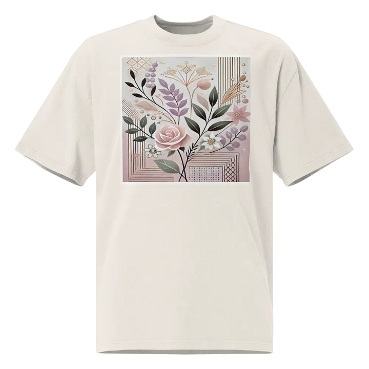 Floral Fusion Oversized Tee product image (1)
