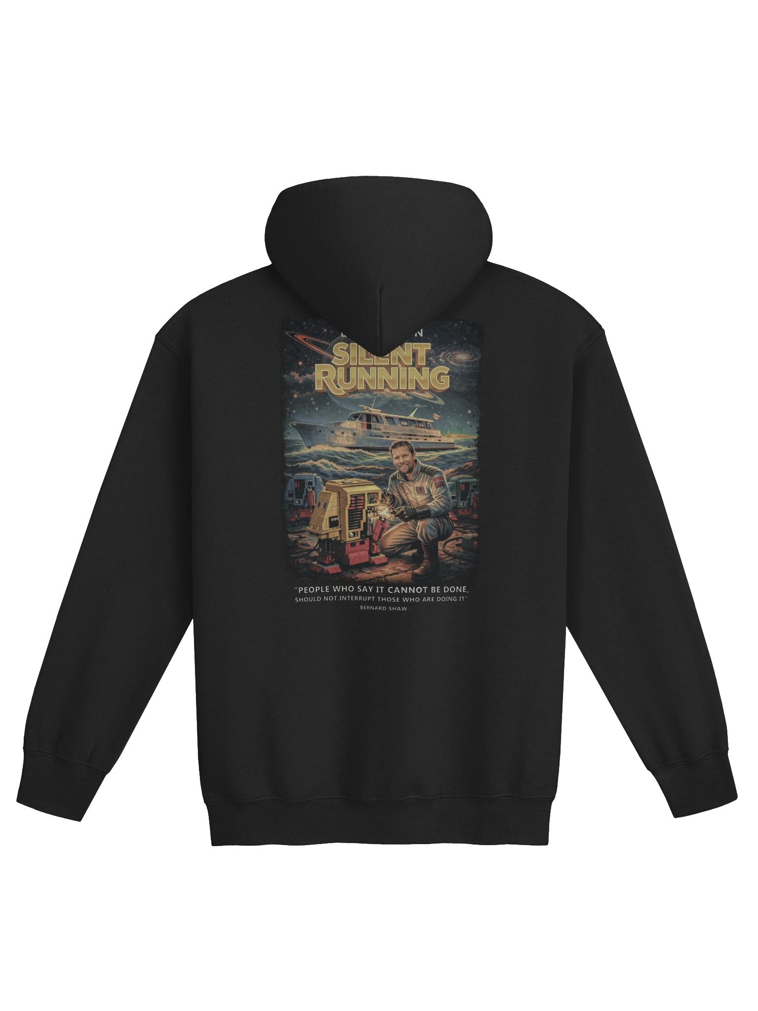 Silent Running Movie Poster Zip-Up Hoodie - Unisex product image (2)