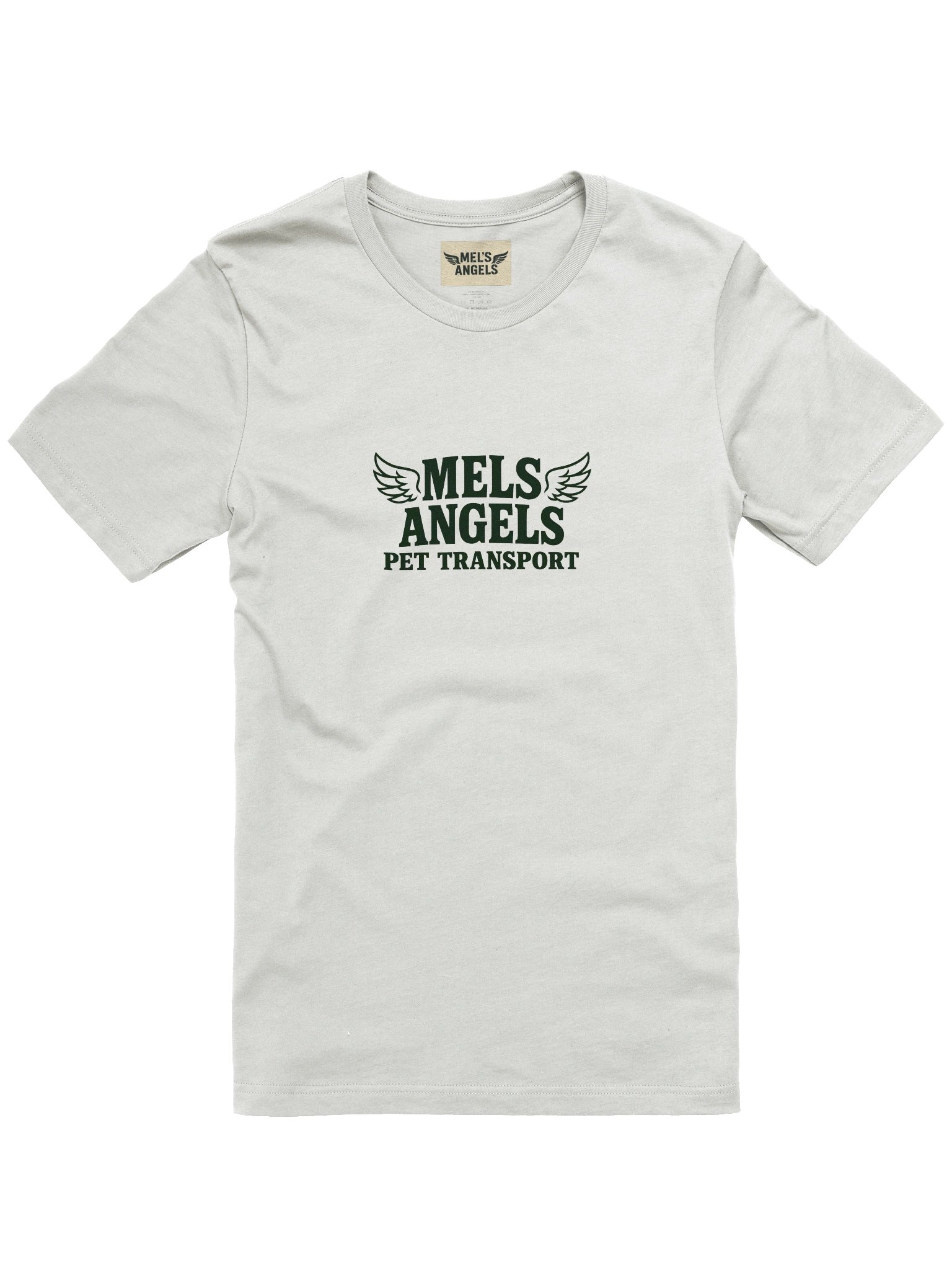 Mel’s Angels Pet Transport — Classic Crew Tee product image (2)
