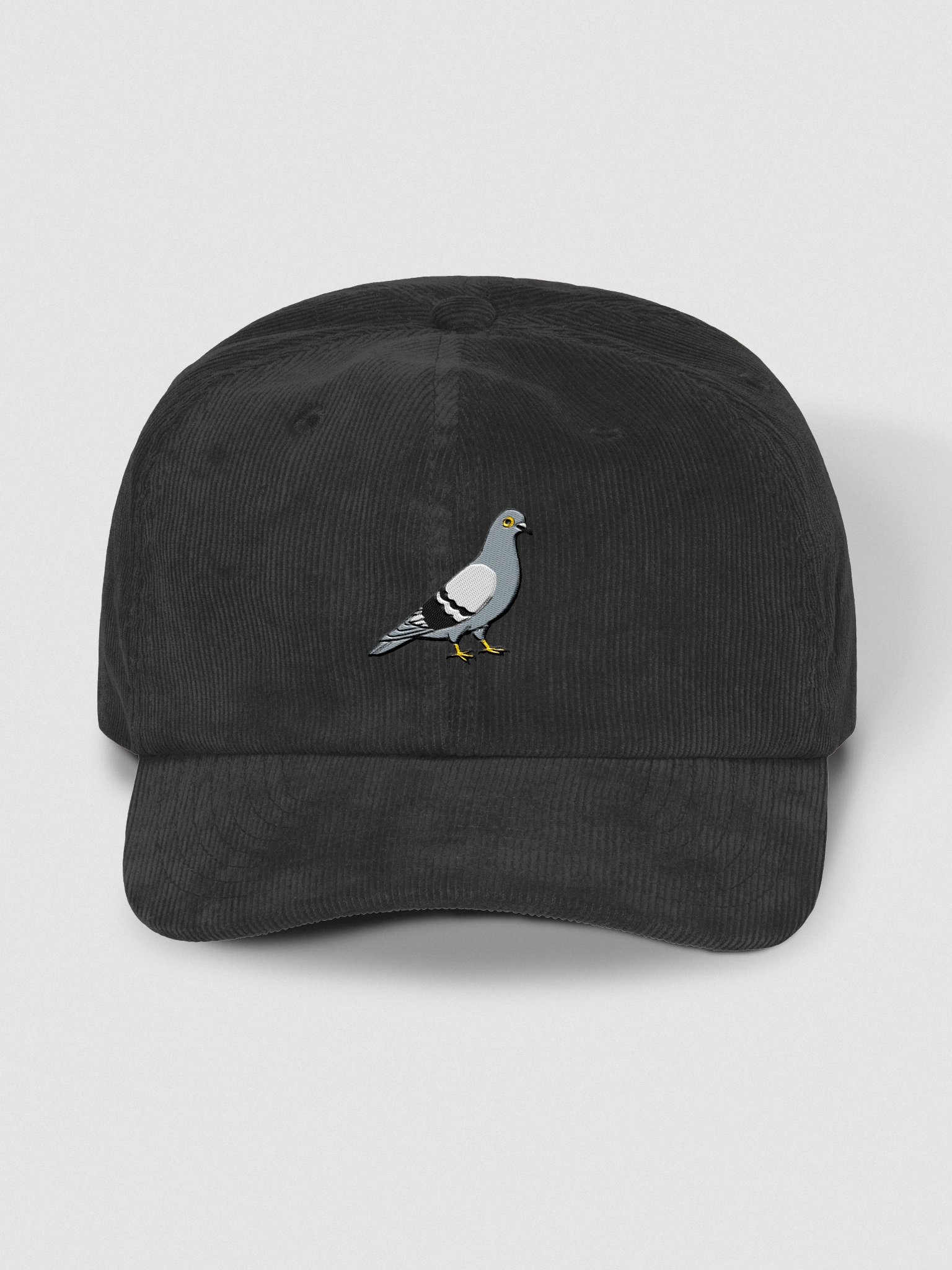 Whimsical Pigeon Corduroy Dad Hat product image (1)