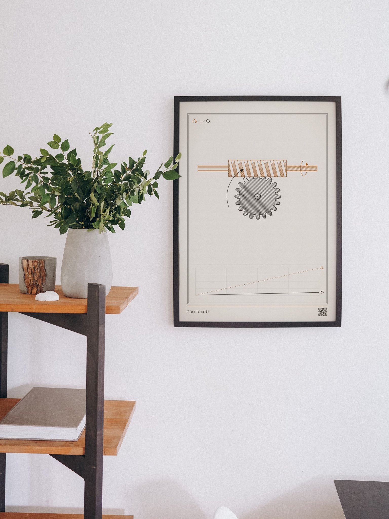 Worm gear print, 12 x 16 in · MOTION 16 product image (5)