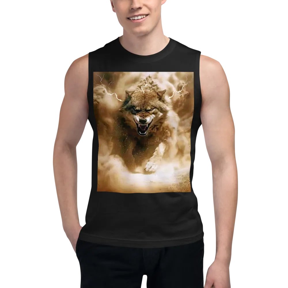 Thunderous Storm Wolf Muscle Top product image (5)