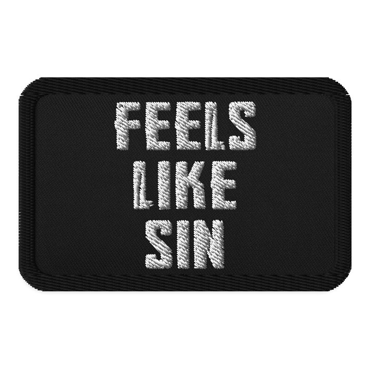 Maduro "feels like sin" embroidered patch product image (1)