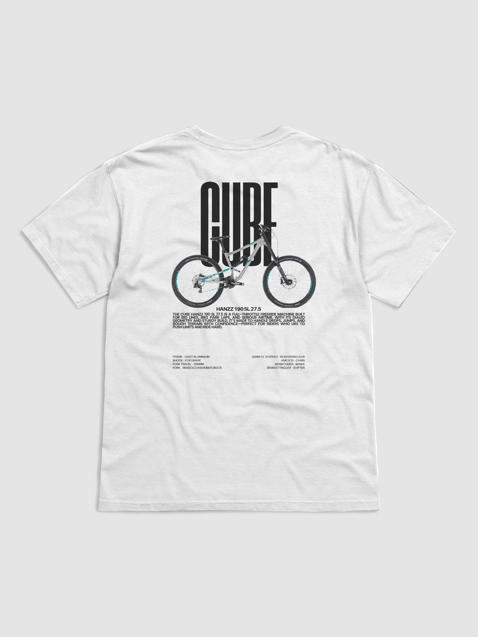 Cube Hanzz 190 SL 27.5 T-shirt product image (1)