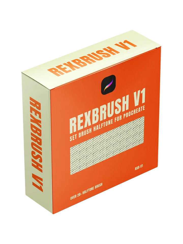 REX BRUSH V1 - Halftone Brushes Set (Procreate) product image (1)