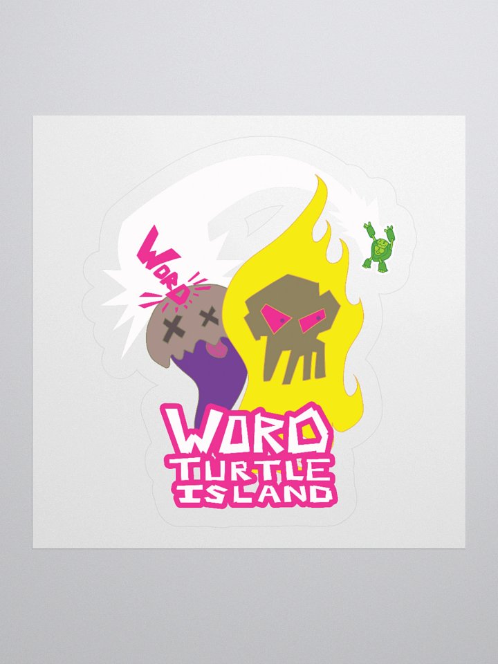 Who Did That? Word Turtle Island Sticker product image (1)