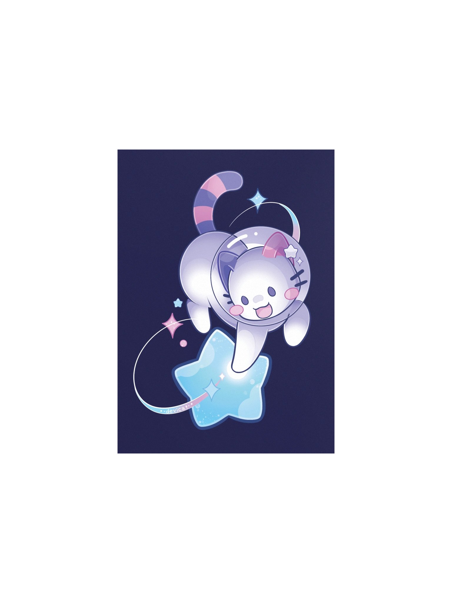 CandiCat Astro Cat 2026 Print product image (3)