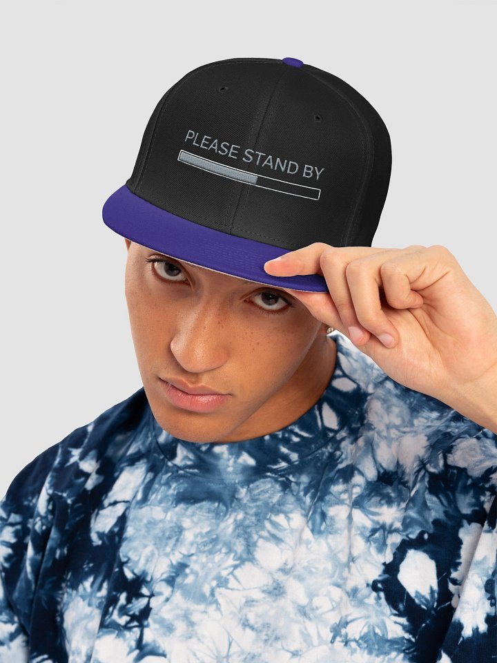 Please Stand By Snapback | Neurodivergent Rest Hat product image (1)