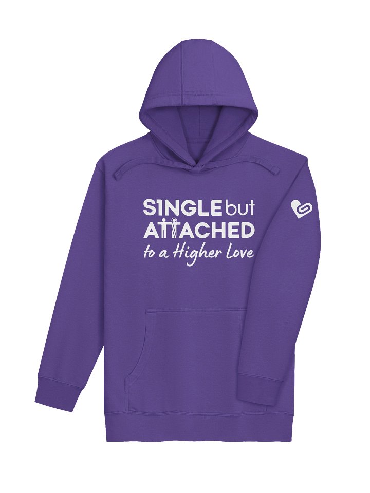 Single But Attached to a Higher Love | Unisex Premium Pullover Hoodie product image (2)