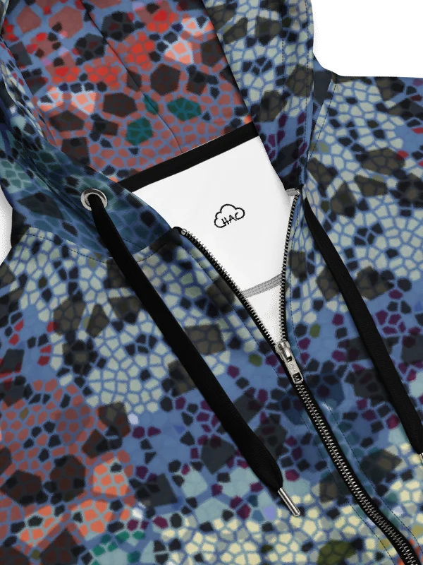 Stained glass Recycled Unisex Zip Hoodie product image (9)