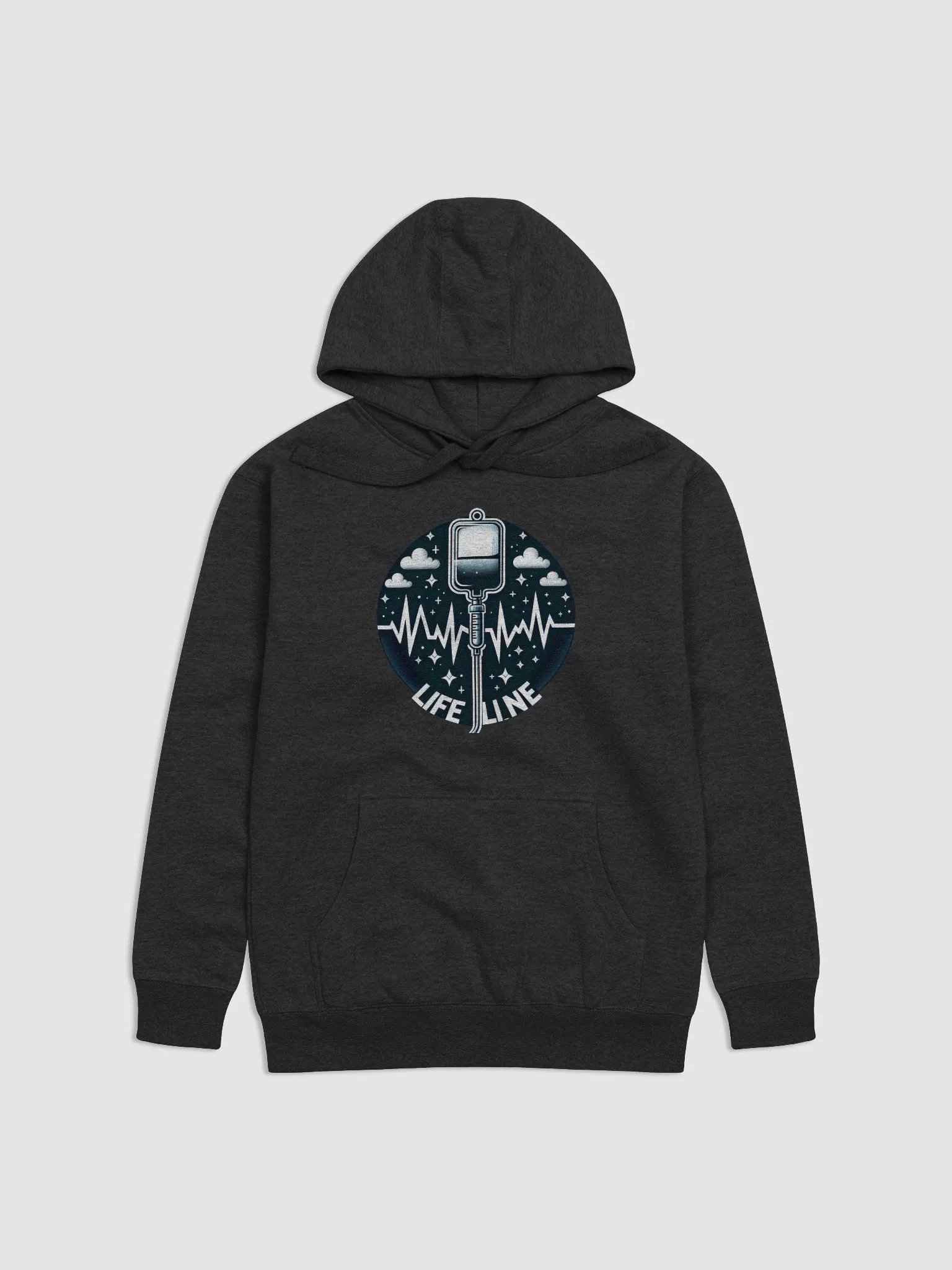 Lifeline EKG Unisex Hoodie product image (4)