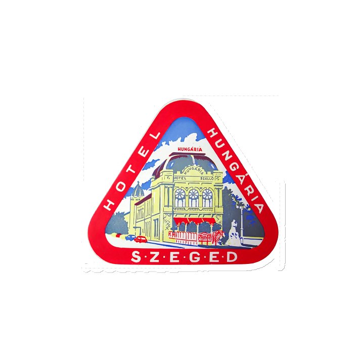 Hotel Hungaria Magnet-Red product image (2)