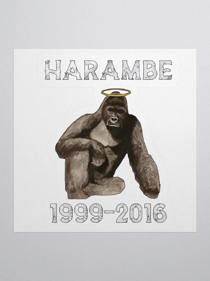Harambe Sticker product image (1)