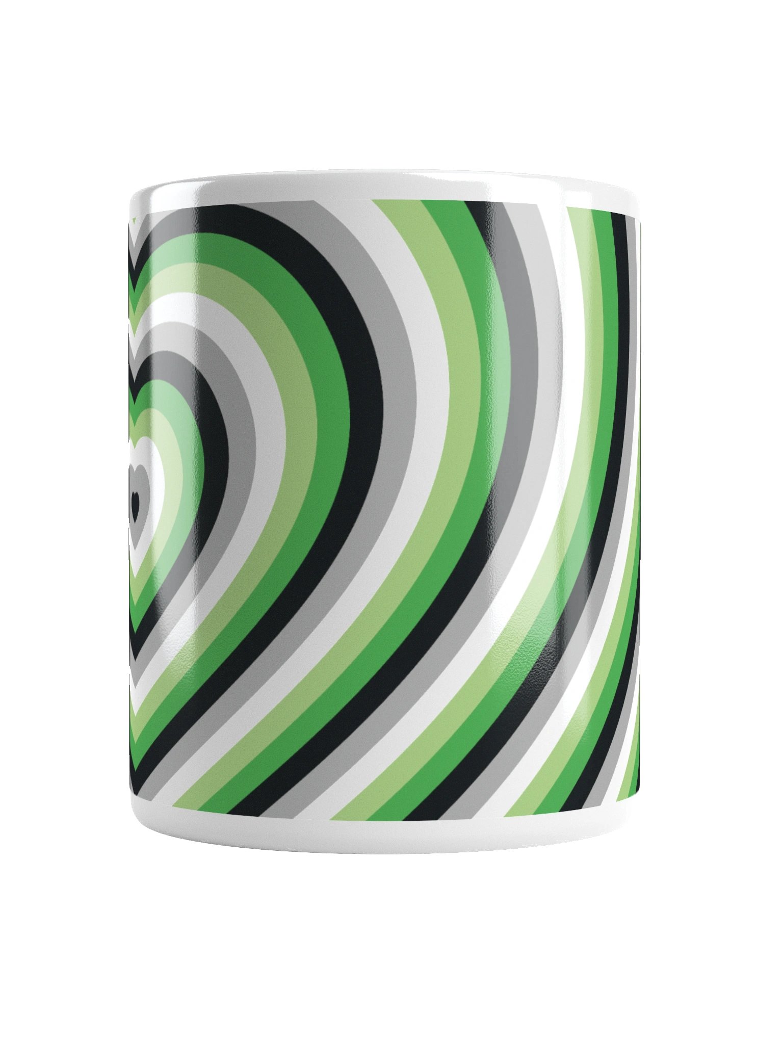 Aromantic Pride Hearts Mug (Right-handed) product image (6)