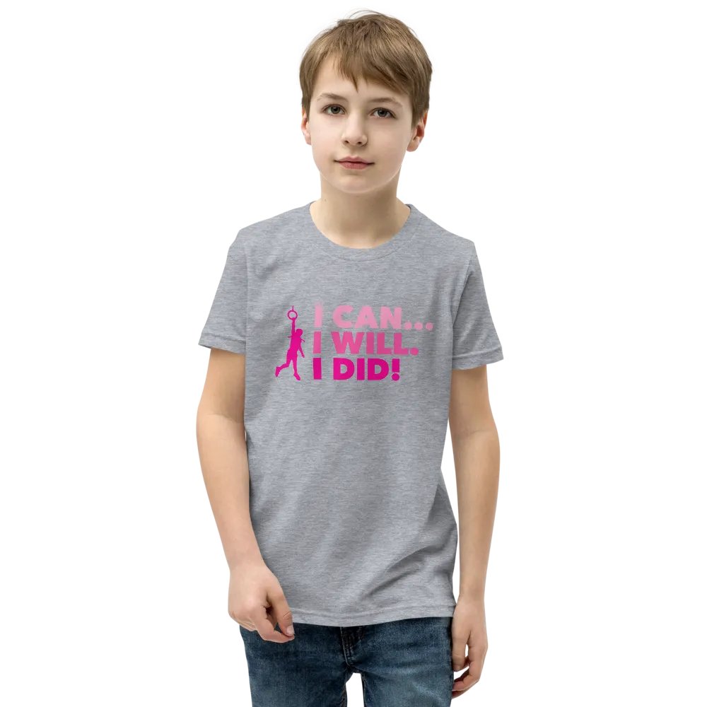 I Can... I Will. I Did! Pink Kids Tee product image (4)