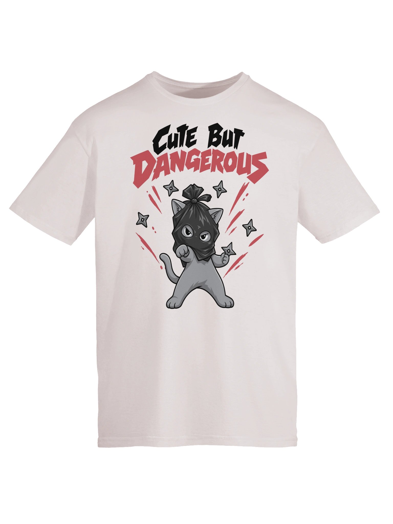 Cute But Dangerous Gray Cat Shirt product image (6)