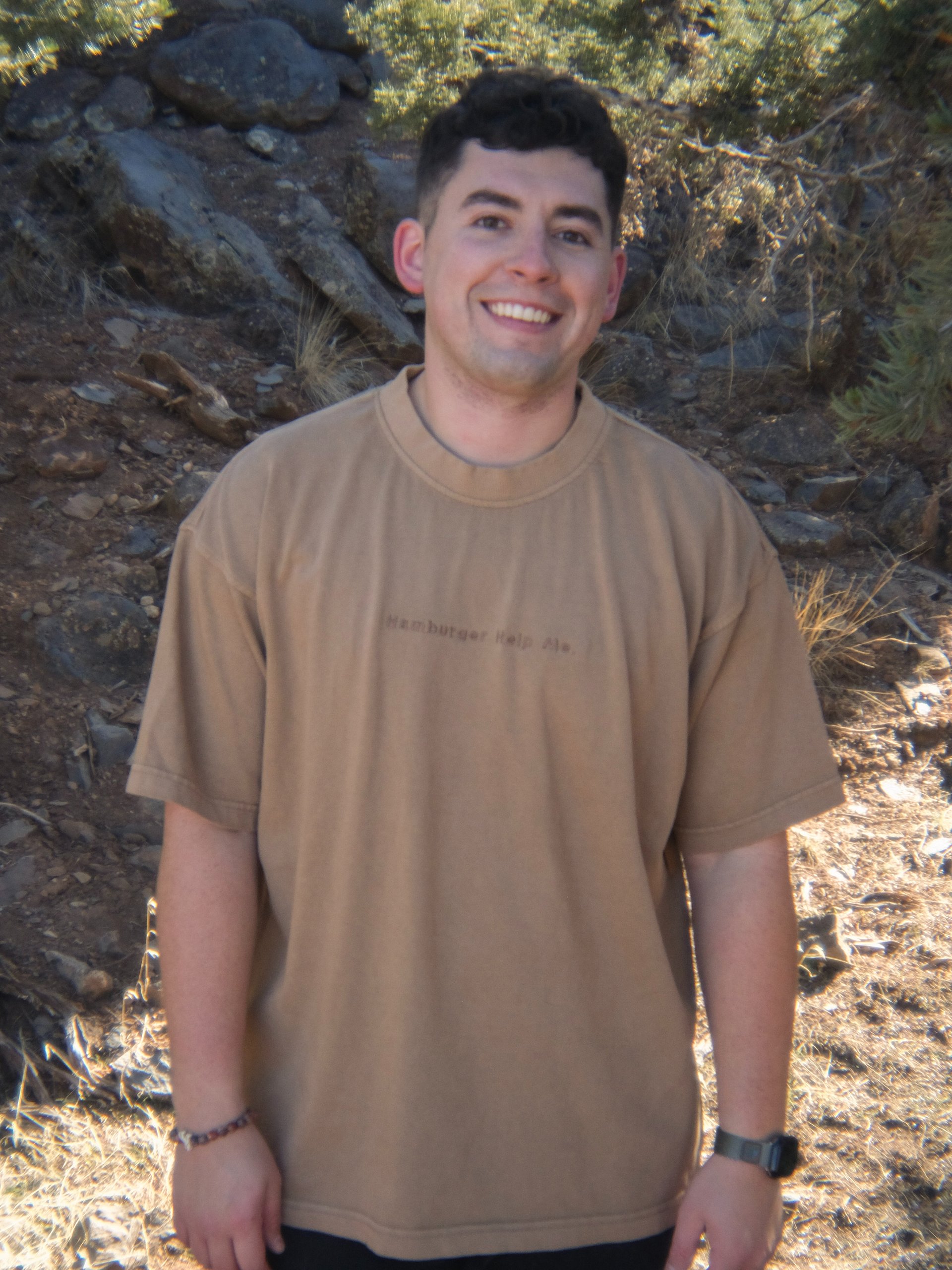 Hamburger Help Me Embroidered Tee product image (2)