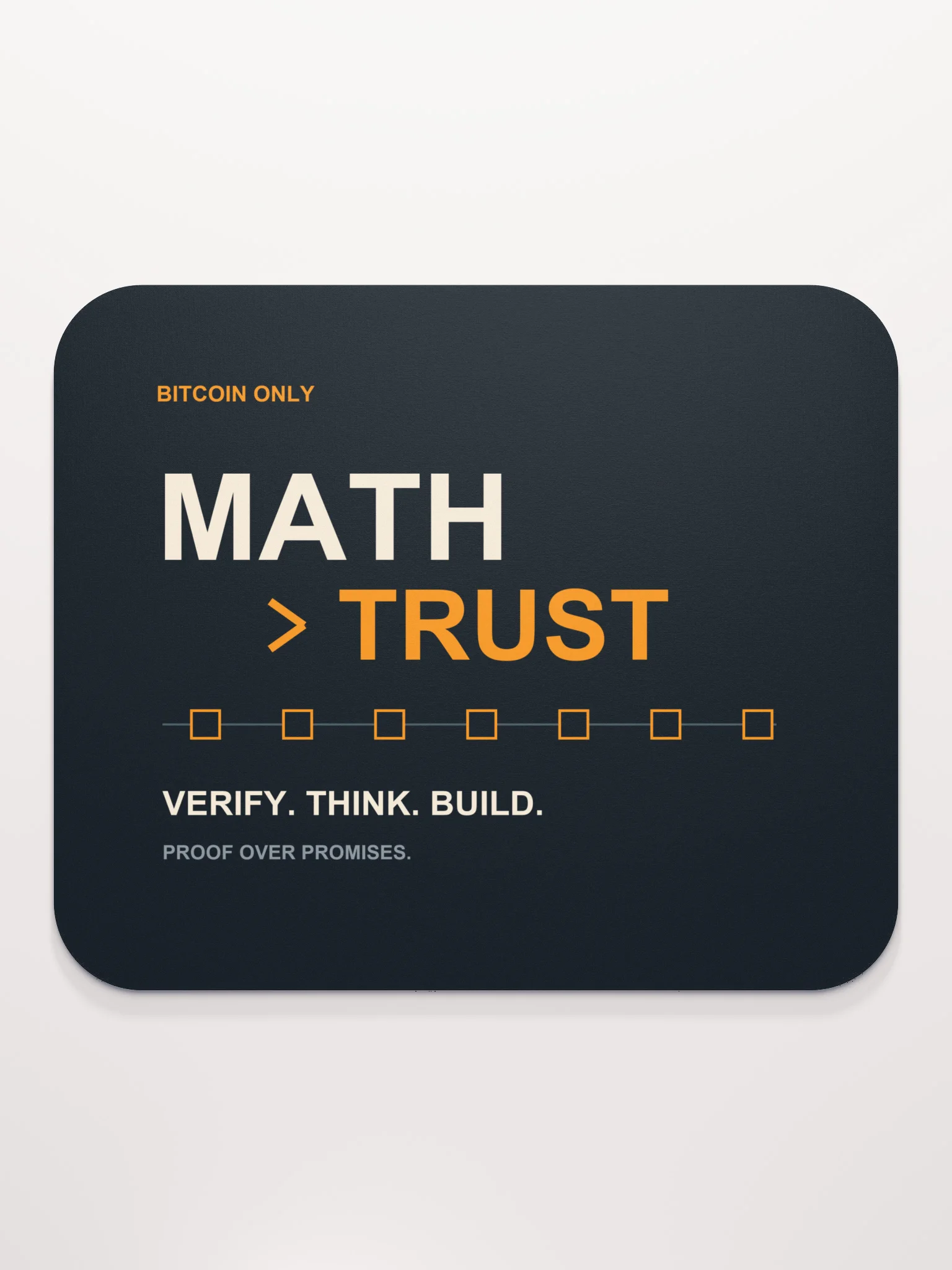 Math > Trust Bitcoin Mouse Pad product image (2)