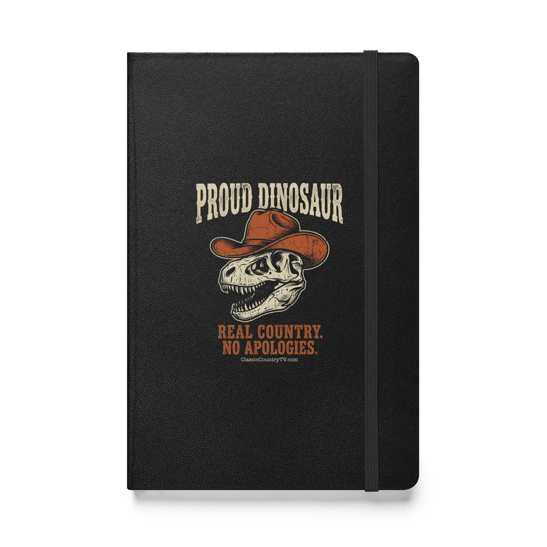 Proud Dinosaur Hardcover Journal — Classic Country TV Outlaw Series product image (1)