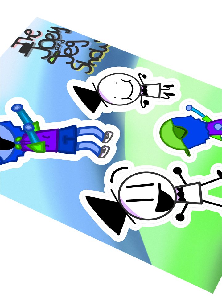 The Joey and Jeg Show Sticker Sheet product image (2)