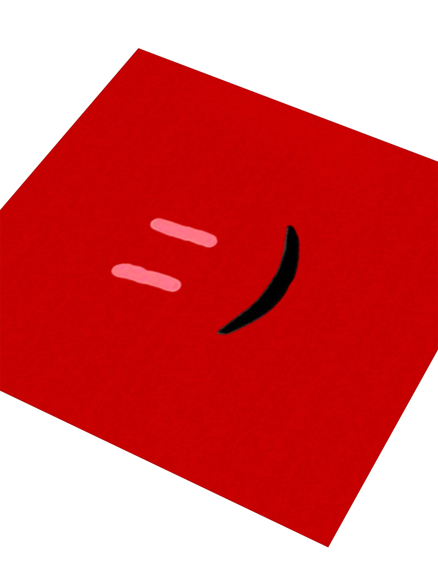 RED BACKGROUND MOOD Sticker product image (3)