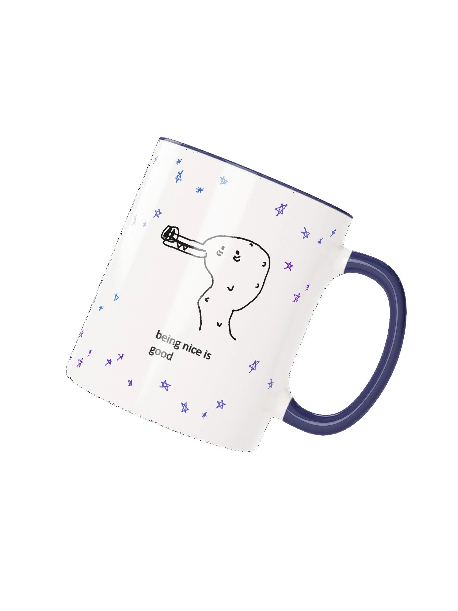 "being nice is good" dragon mug product image (6)