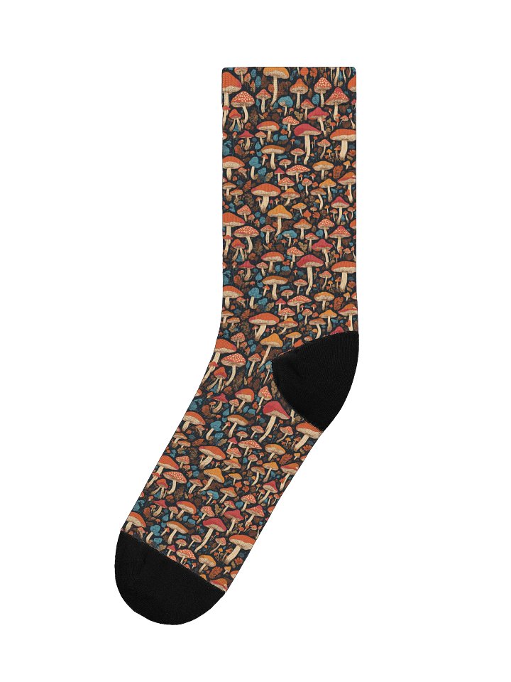 Fantastical Mushrooms EcoArt Crew: Premium Sustainable Socks product image (1)