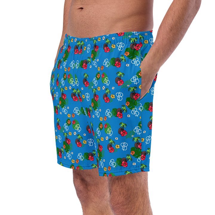 Tropical Island Swim Shorts in Blue product image (2)