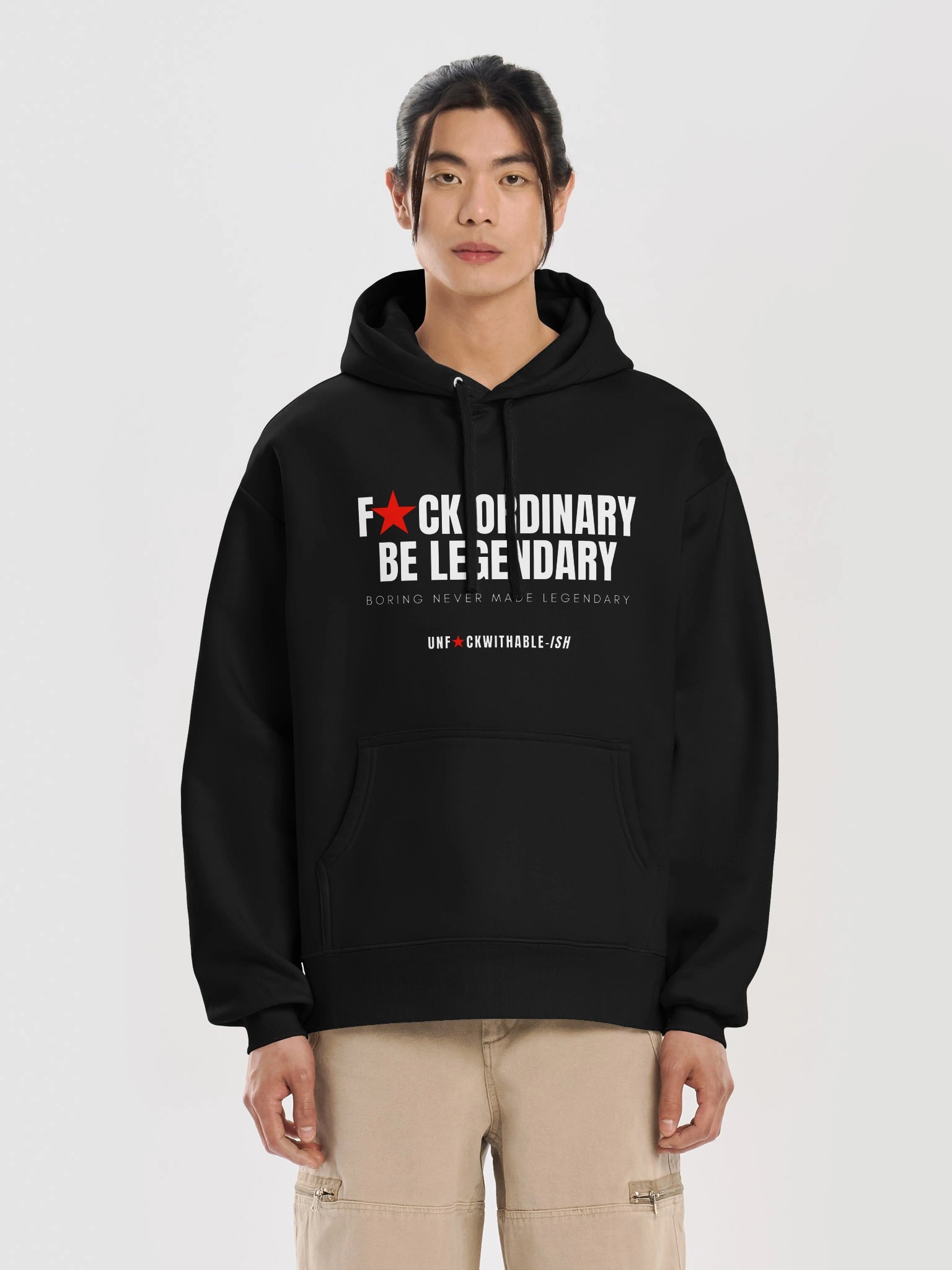 UNF★CKWITHABLE-ISH™ Men's F★CK Ordinary Be Legendary Premium Hoodie product image (6)