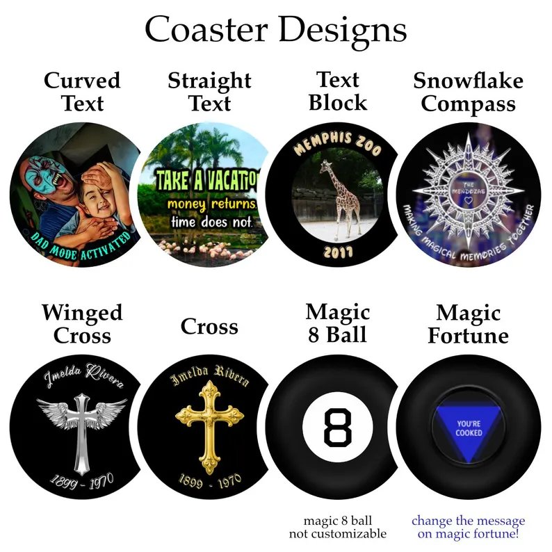 Custom Coaster Car and Circle product image (5)