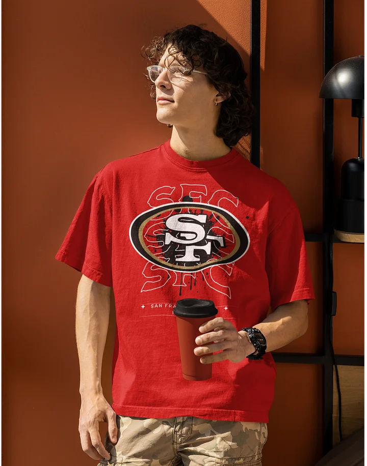 SFC 49ers Black/RED Tshirt product image (1)
