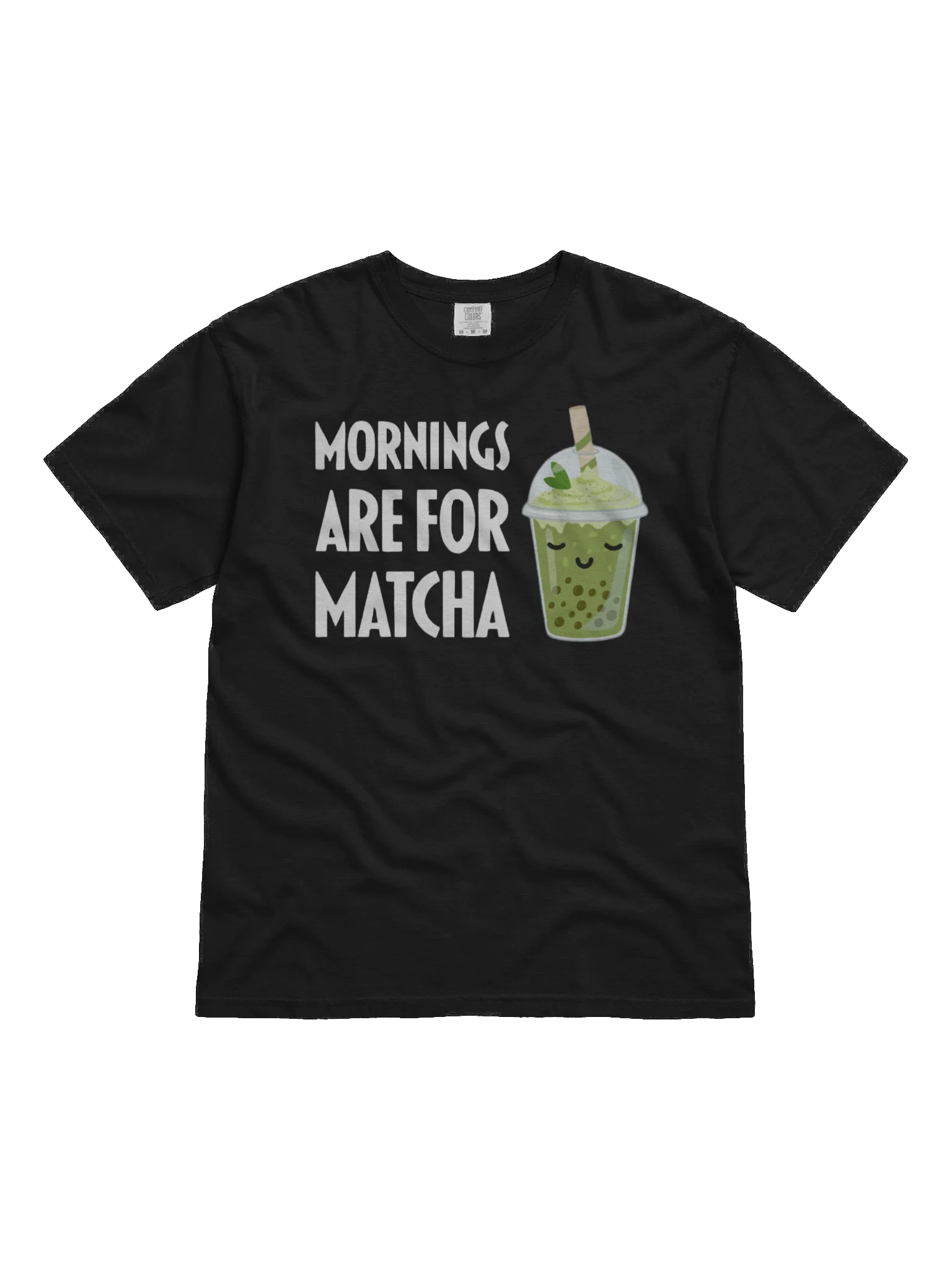 Matcha Bubble Tea Bliss Cartoon T-Shirt product image (12)