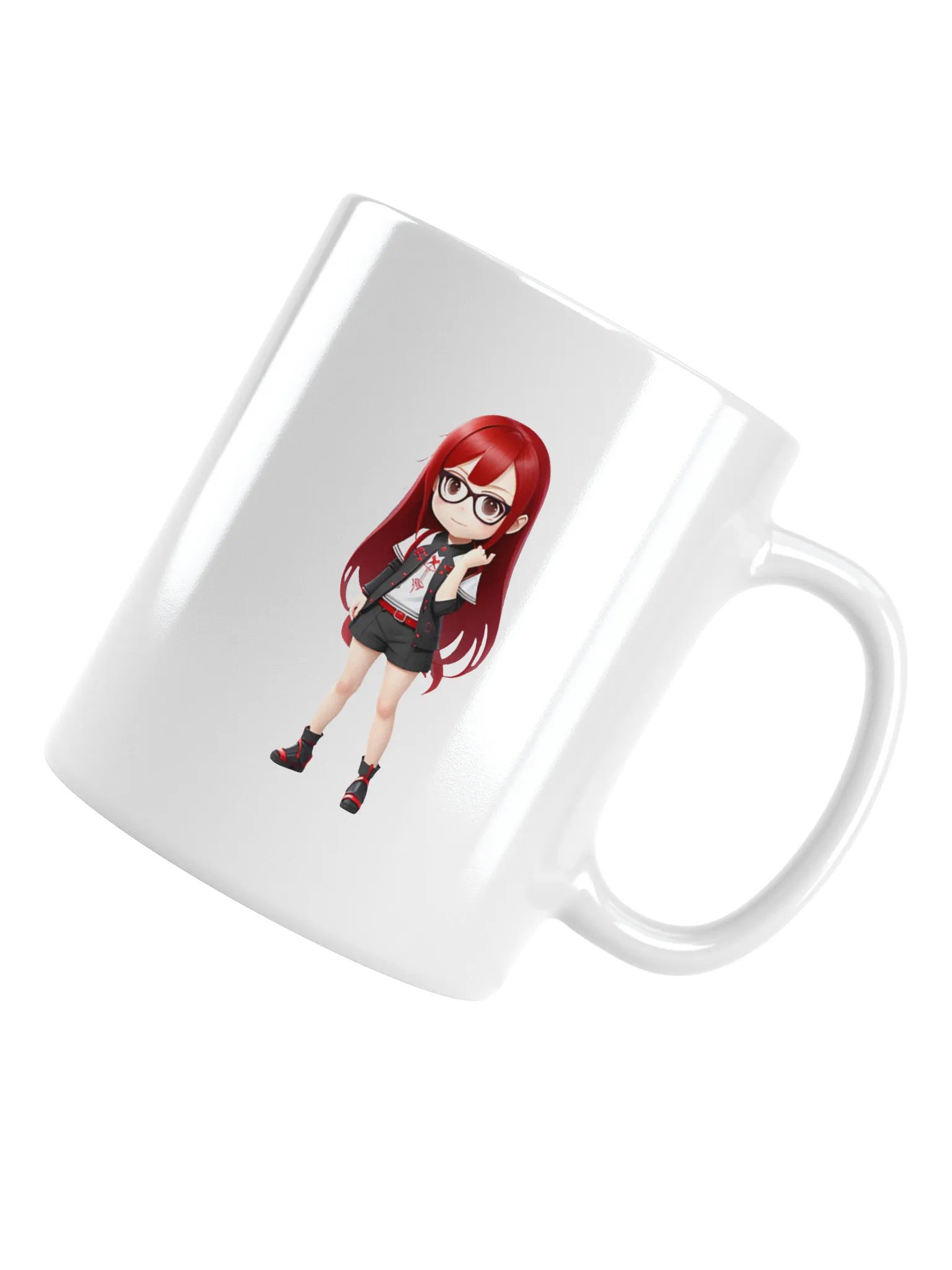 (Red CHIBI) K White Mug product image (4)