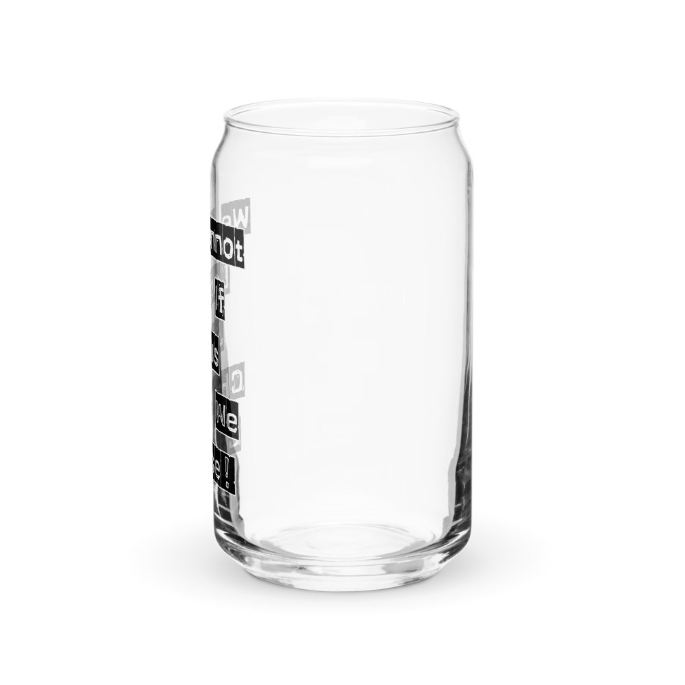 We Cannot Lose If Jesus Christ We Choose! Can-Shaped Glass product image (7)